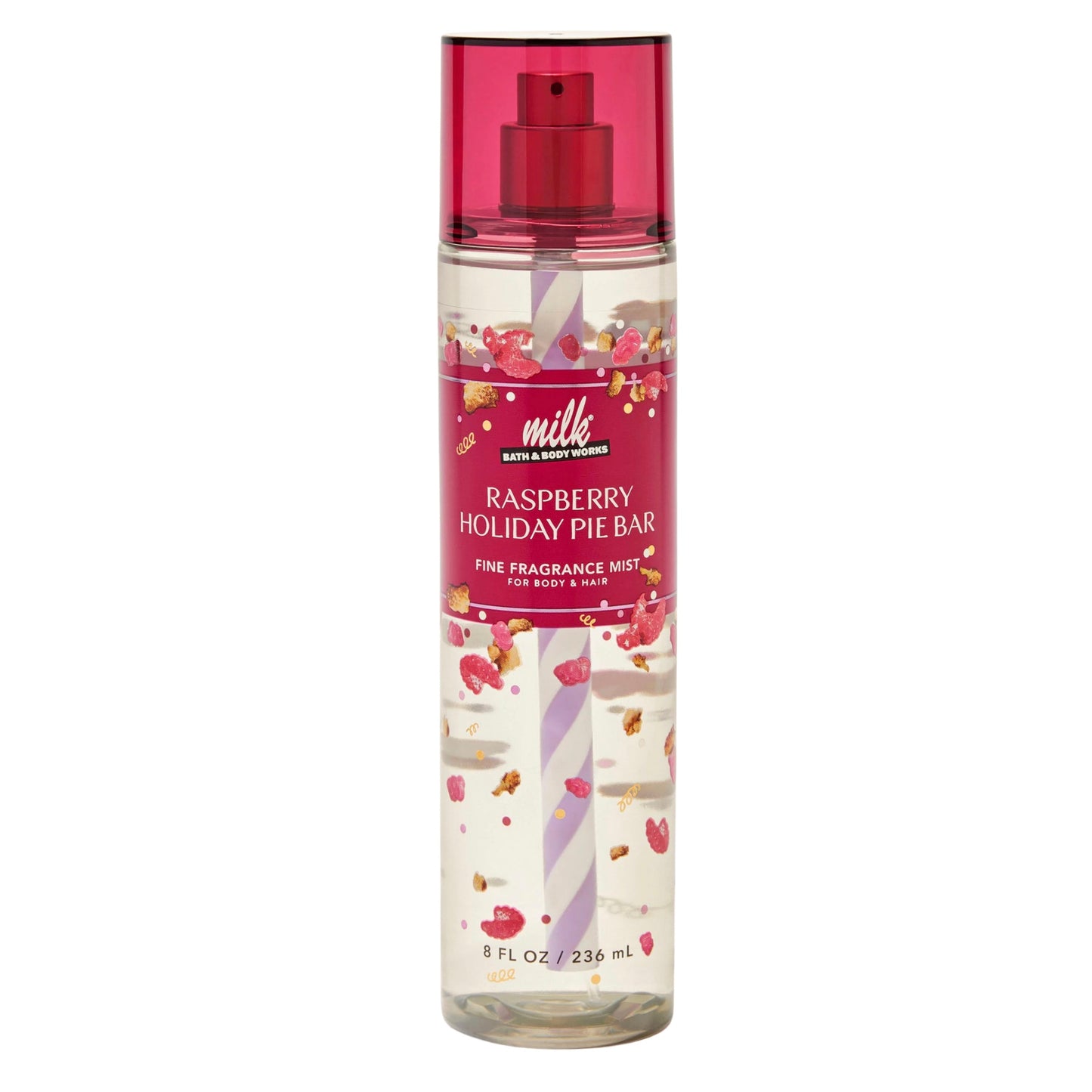 Raspberry Holiday Pie Bar Mist | Bath & Body Works x Milk