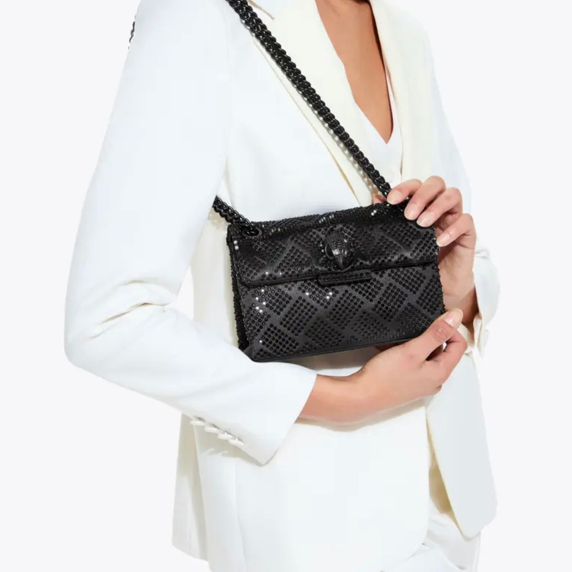 MINI CRYSTAL KENSINGTON BAG | Kurt Geiger