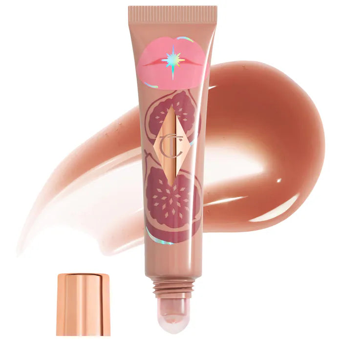 Unreal Lips Healthy Glow Nectar Lip Oil with Hyaluronic Acid and Vitamin E | Charlotte Tilbury
