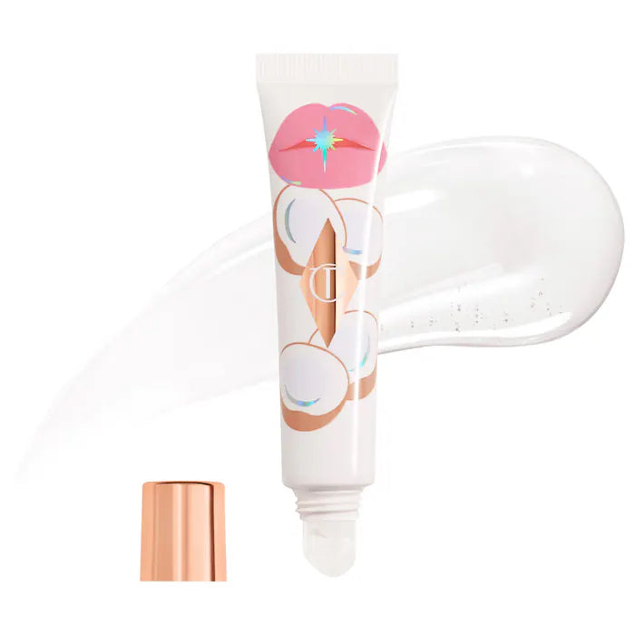 Unreal Lips Healthy Glow Nectar Lip Oil with Hyaluronic Acid and Vitamin E | Charlotte Tilbury
