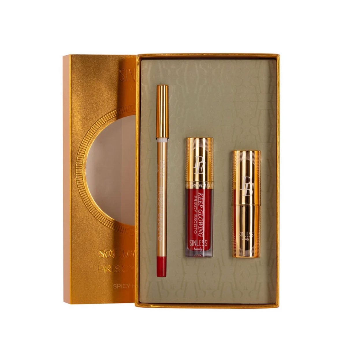 HOT SPICY LIP KIT PRISCY ESCOTO | SINLESS