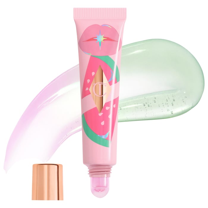 Unreal Lips Healthy Glow Nectar Lip Oil with Hyaluronic Acid and Vitamin E | Charlotte Tilbury