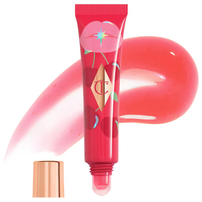 Unreal Lips Healthy Glow Nectar Lip Oil with Hyaluronic Acid and Vitamin E | Charlotte Tilbury