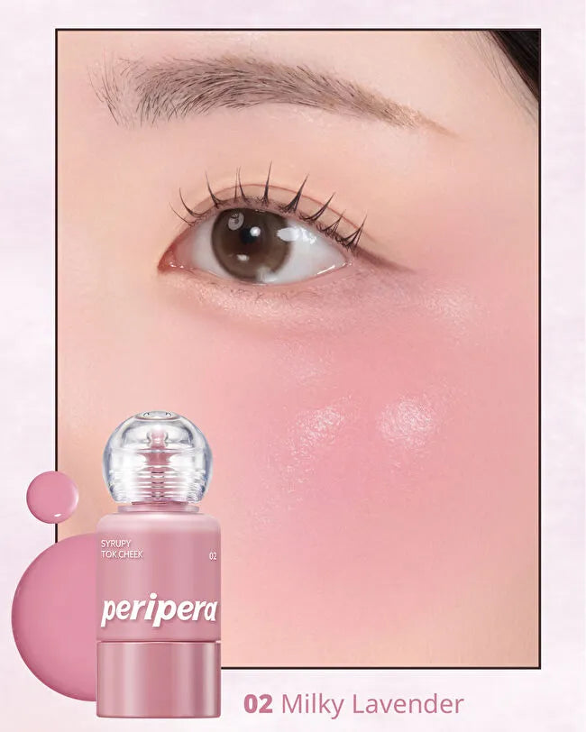 Milky Lavander Syrup Tok Cheek | peripera