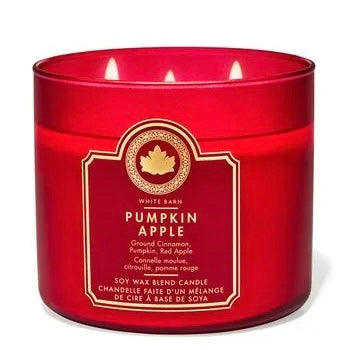 Pumpkin Apple Vela 3 Mechas | Bath & Body Works