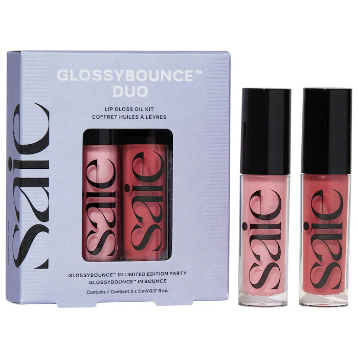 Lip Gloss-Oil Duo Gift Set | Saie