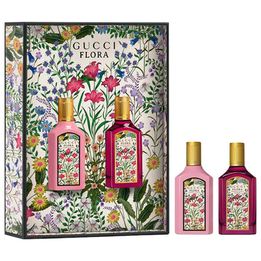 Mini Duo Floral Gorgeous Gardenia Perfume Gift Set | GUCCI