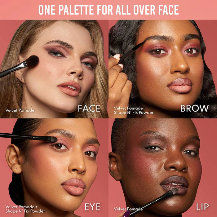 Groundwork: Blooming Romance - Palette For Eyes, Brows, Face & Lips | Danessa Myricks