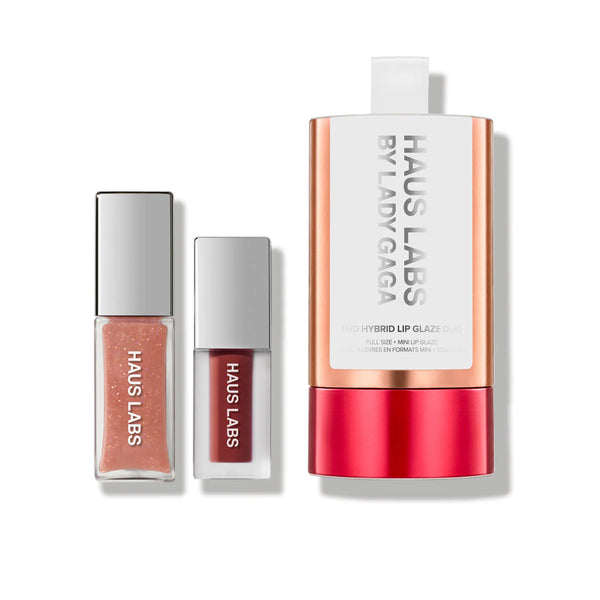 PhD Hybrid Innovation Plumping Lip Glaze Duo | HAUS LABS by Lady Gaga