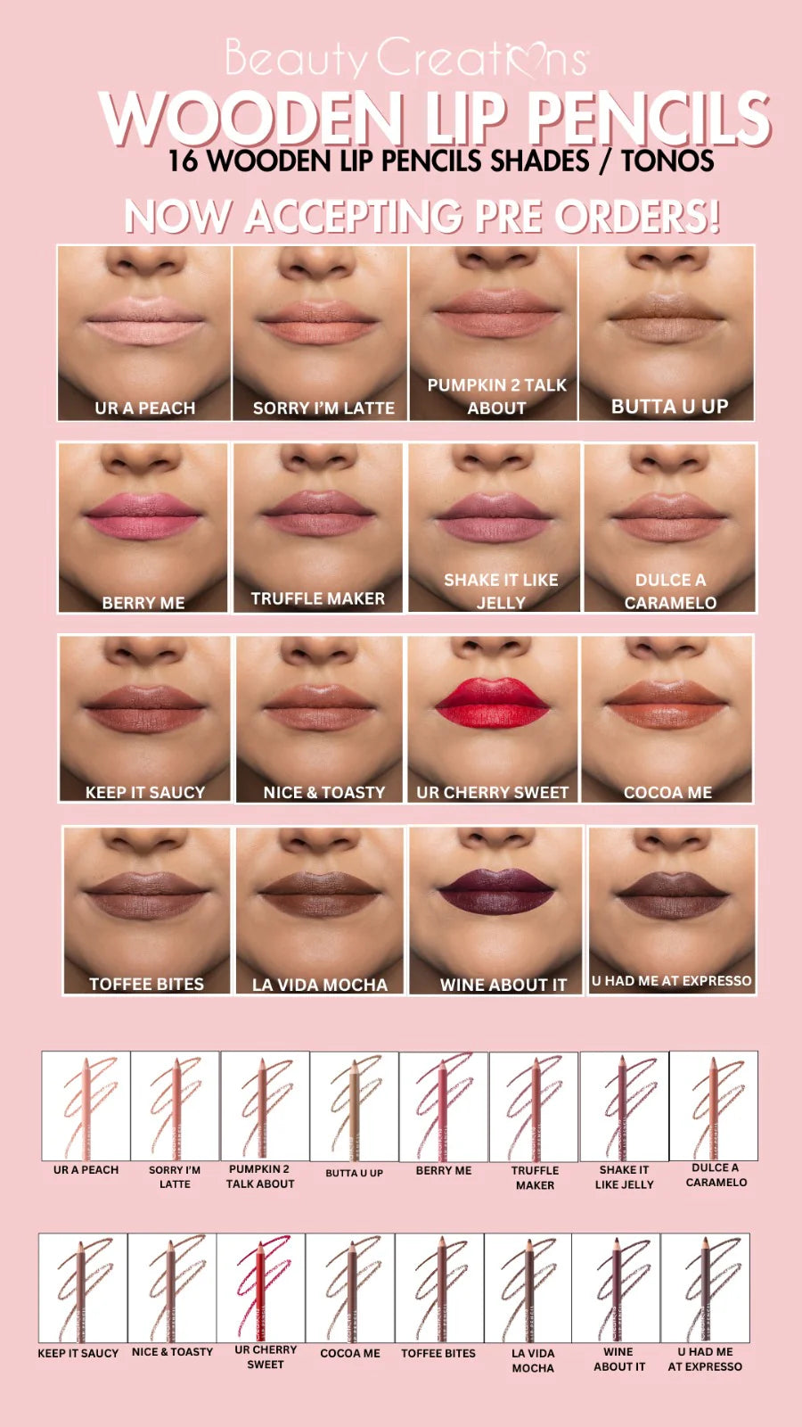 Sorry I’m Latte Lip Liner| Beauty Creations